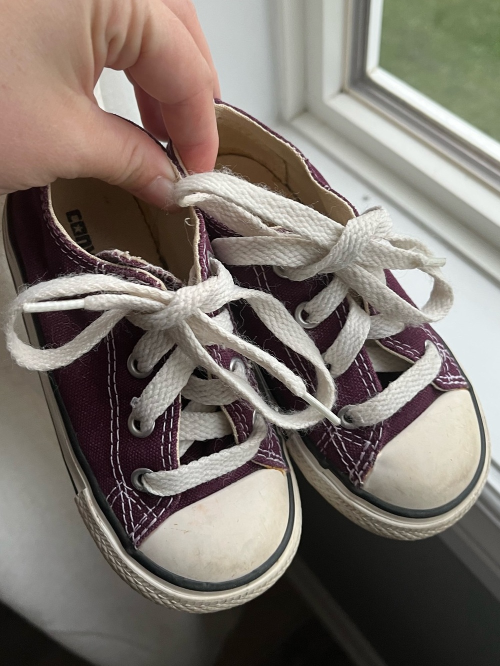 Deep Purple Unisex Toddler Converse Chuck Taylor Shoes